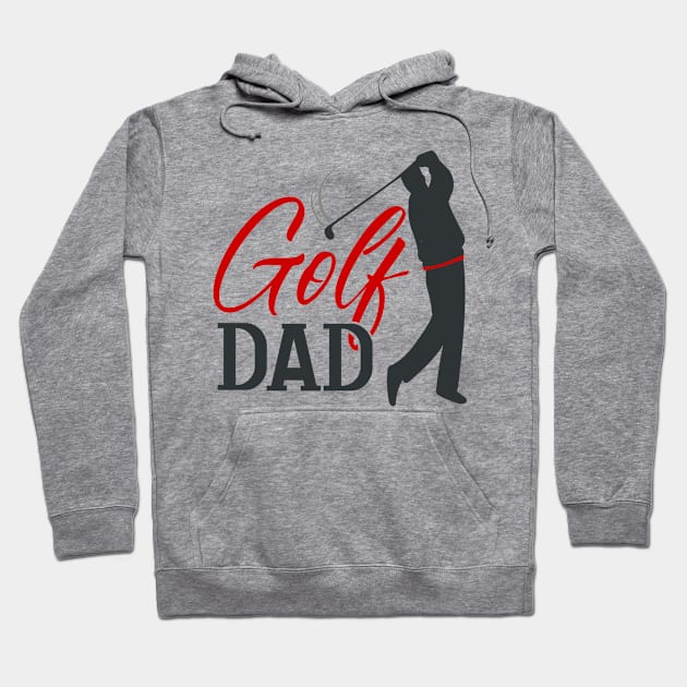 Golf Dad Hoodie by Fox1999